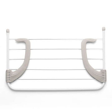 Tendedero Plegable 4m | Acero Inoxidable Blanco | Compacto y Resistente | Rayen